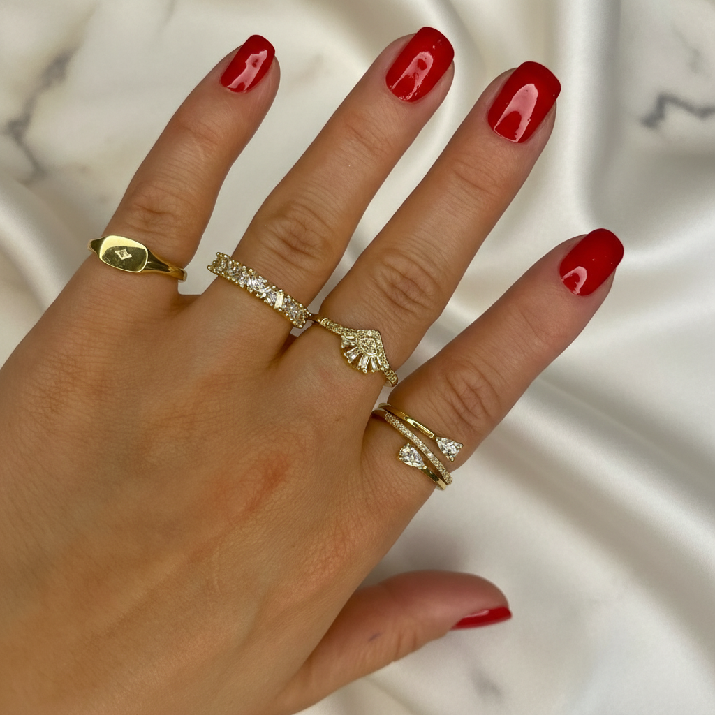 Golden Signature Yüzükler