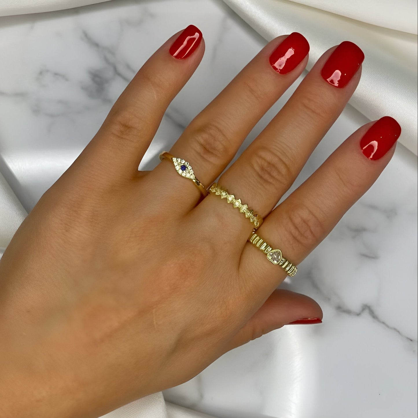 Golden Harmony Yüzükler