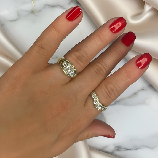 Bold Elegance Duo Yüzükler